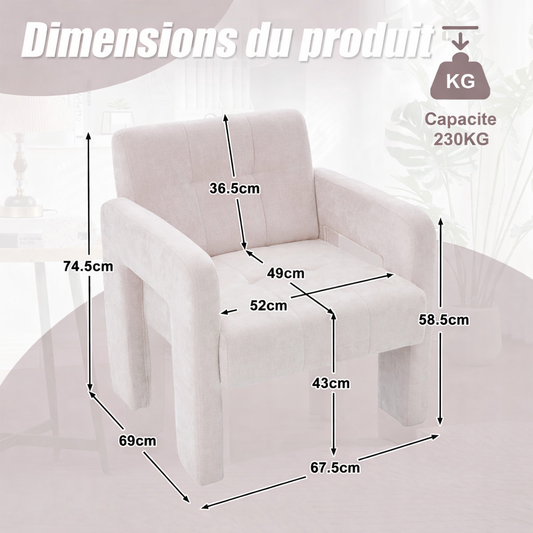 Chaise minimaliste nordique