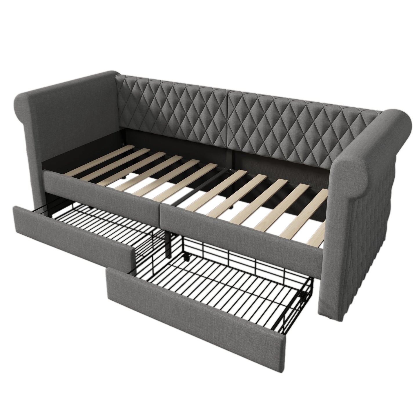 Canapé Lit 90x200 cm avec tiroirs