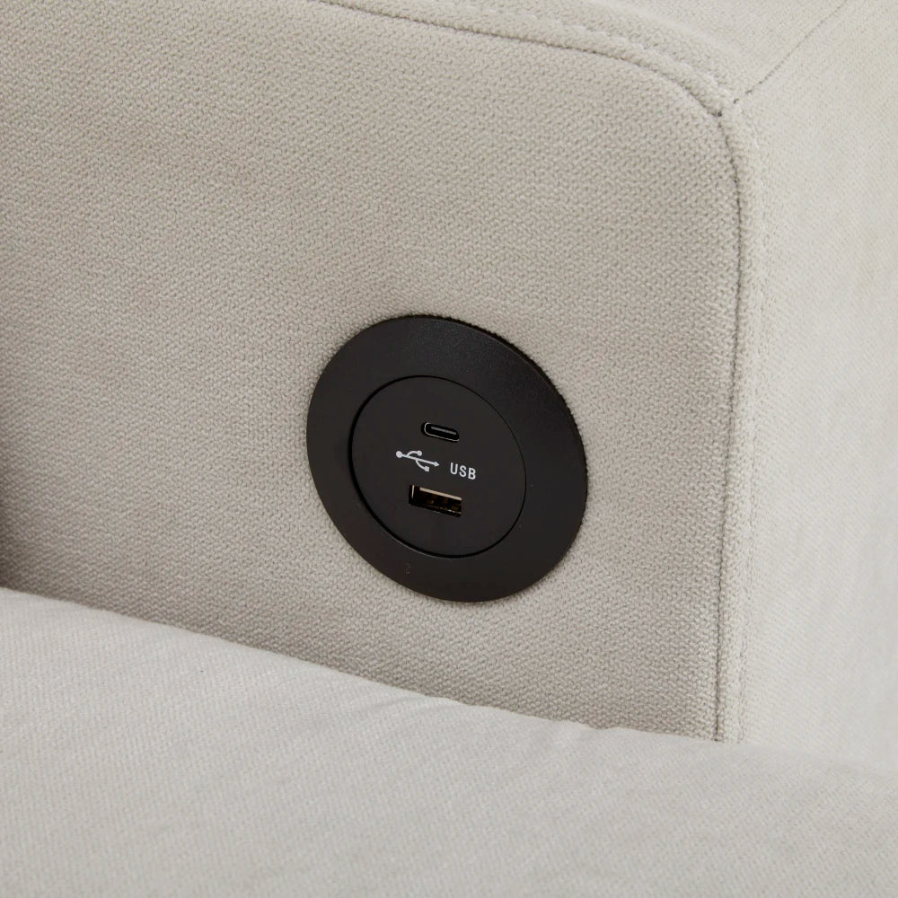 Canapé 3 places avec rangement intégré