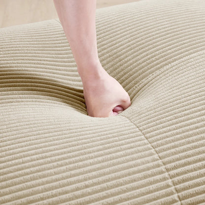 Canapé 3 places pouf