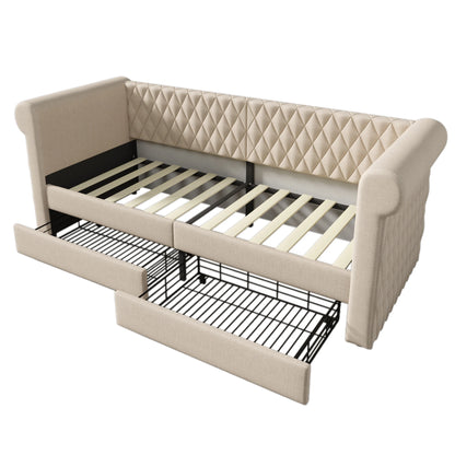 Canapé Lit 90x200 cm avec tiroirs