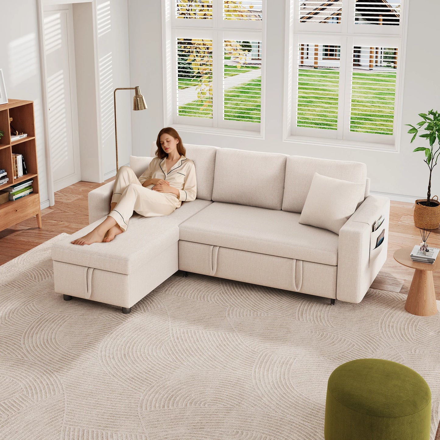 Canapé convertible 3 places